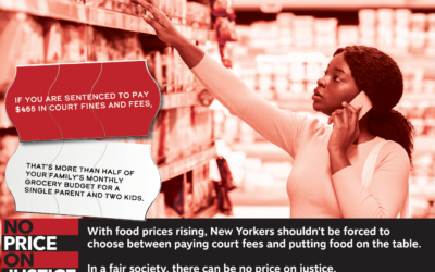 PRESS RELEASE: Legislators & Advocates Rally at Brooklyn Supermarket to Call for the Elimination of NY’s Predatory Court Fees